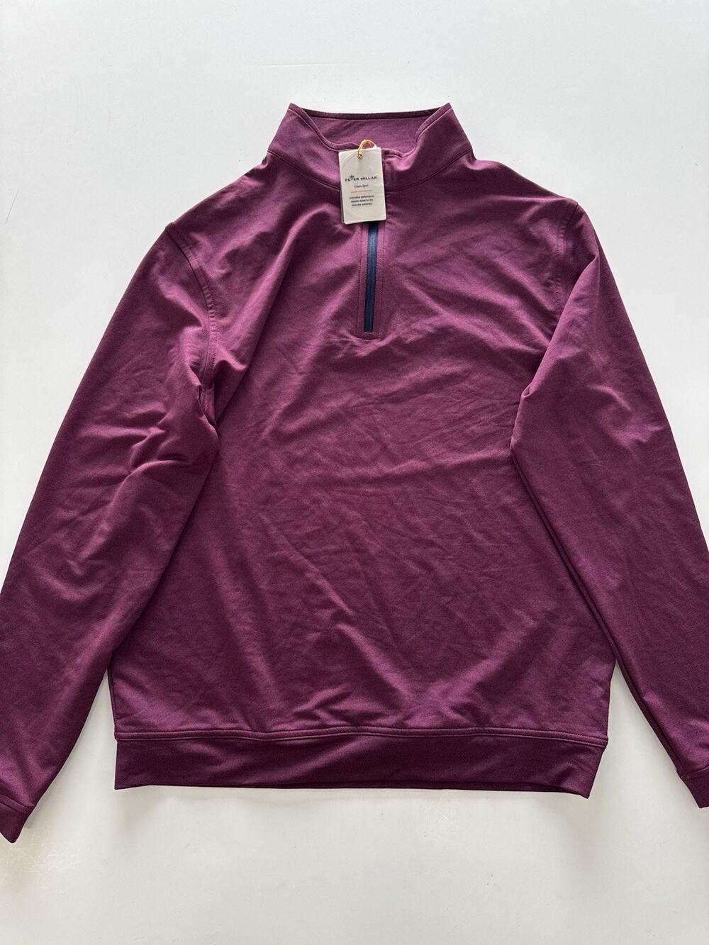 Peter Millar Crown Crafted Quarter Zip Pullover Men’s Medium POM